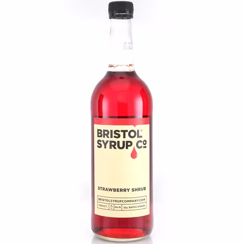 Bristol Syrup Co Strawberry Shrub Syrup 75cl