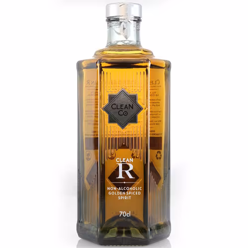 Clean R Non Alcoholic Golden Spiced Spirit 70cl