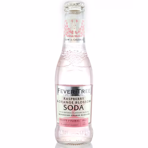 Fever Tree Light Raspberry and Orange Blossom Soda CASE 24x20cl