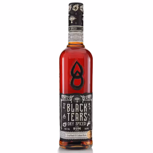 Black Tears Dry Spiced Rum 40% 70cl
