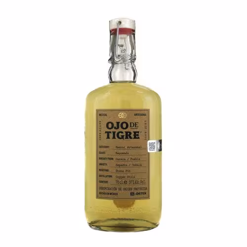 Ojo De Tigre Reposado Mezcal 37% 70cl