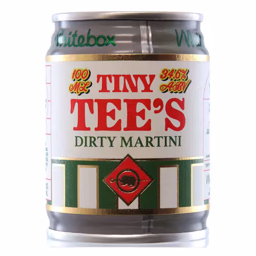 Whitebox Drinks Tiny Tees Dirty Martini 34.6% RTD Cans CASE 12x10cl