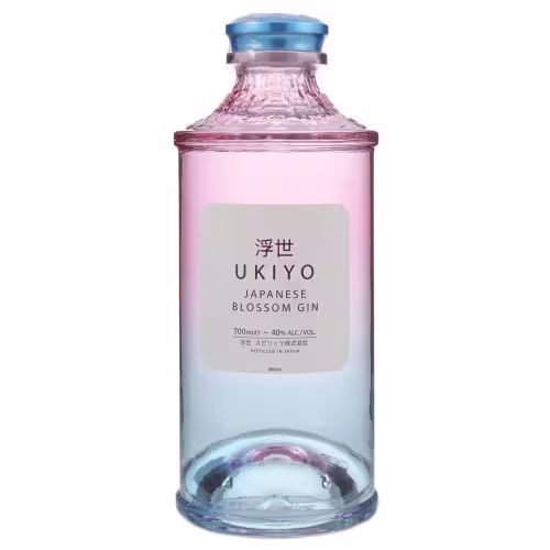 Ukiyo Japanese Blossom Gin 40% 70cl