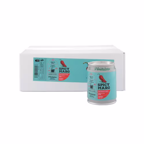 Whitebox Drinks Spicy Margarita 20.5% RTD Can CASE 12x10cl