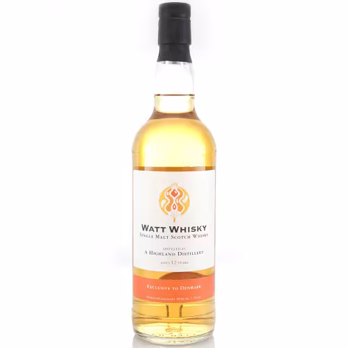 Highland 2011 12 Year Old Watt Whisky Denmark Exclusive TRADE ONLY 59.1% 70cl