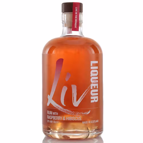 Liv Raspberry and Hibsicus Rum Liqueur 32% 50cl