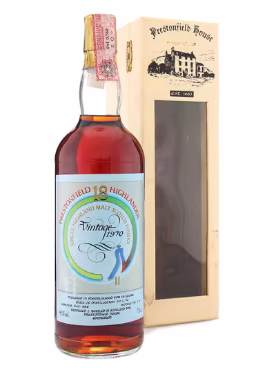 Glendronach 1970 18 Year Old Prestonfield House 43% 75cl